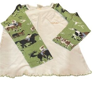 Hatley x Cabelas ladies long sleeve tee size M   N